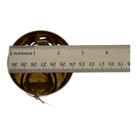 PartyLite Vintage Discontinued & Retired Brass Floral Tracery Candle Holder - Picture 10 of 10